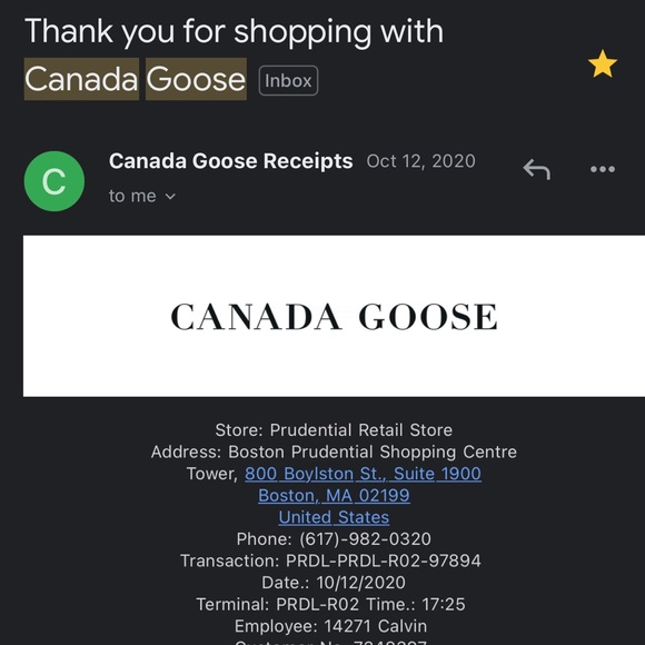 Canada goose womans coat - Picture 16 of 16